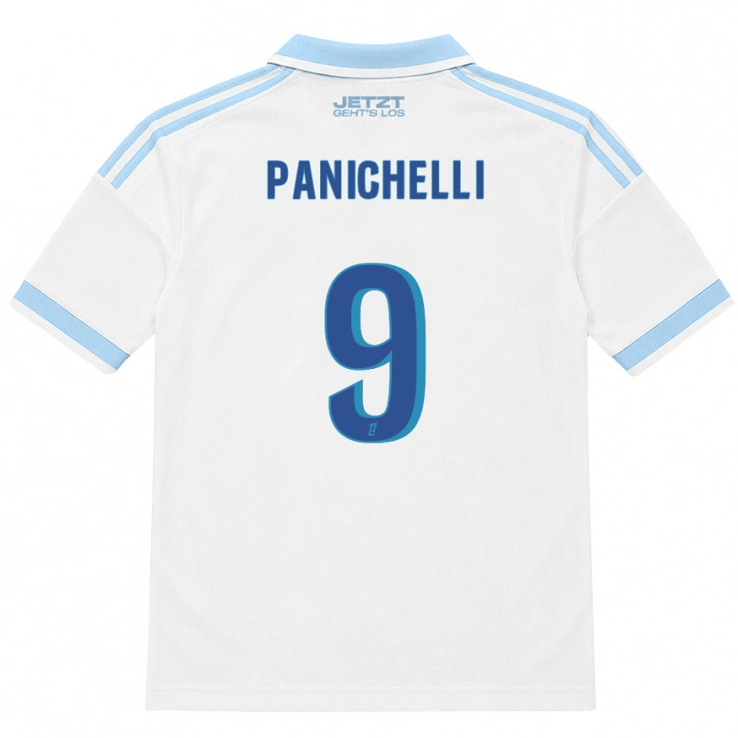 Danxen Kinder Joaquín Panichelli #9 Hellblau Weiß Rot Auswärtstrikot Trikot 2026/27 T-Shirt Österreich