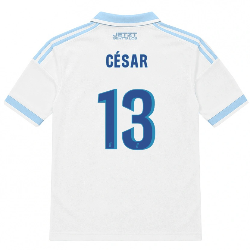 Danxen Kinder Julbert César #13 Hellblau Weiß Rot Auswärtstrikot Trikot 2026/27 T-Shirt Österreich