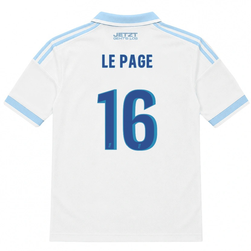 Danxen Kinder Manon Le Page #16 Hellblau Weiß Rot Auswärtstrikot Trikot 2026/27 T-Shirt Österreich