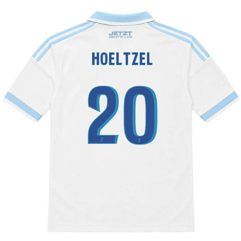 Danxen Kinder Mégane Hoeltzel #20 Hellblau Weiß Rot Auswärtstrikot Trikot 2026/27 T-Shirt Österreich