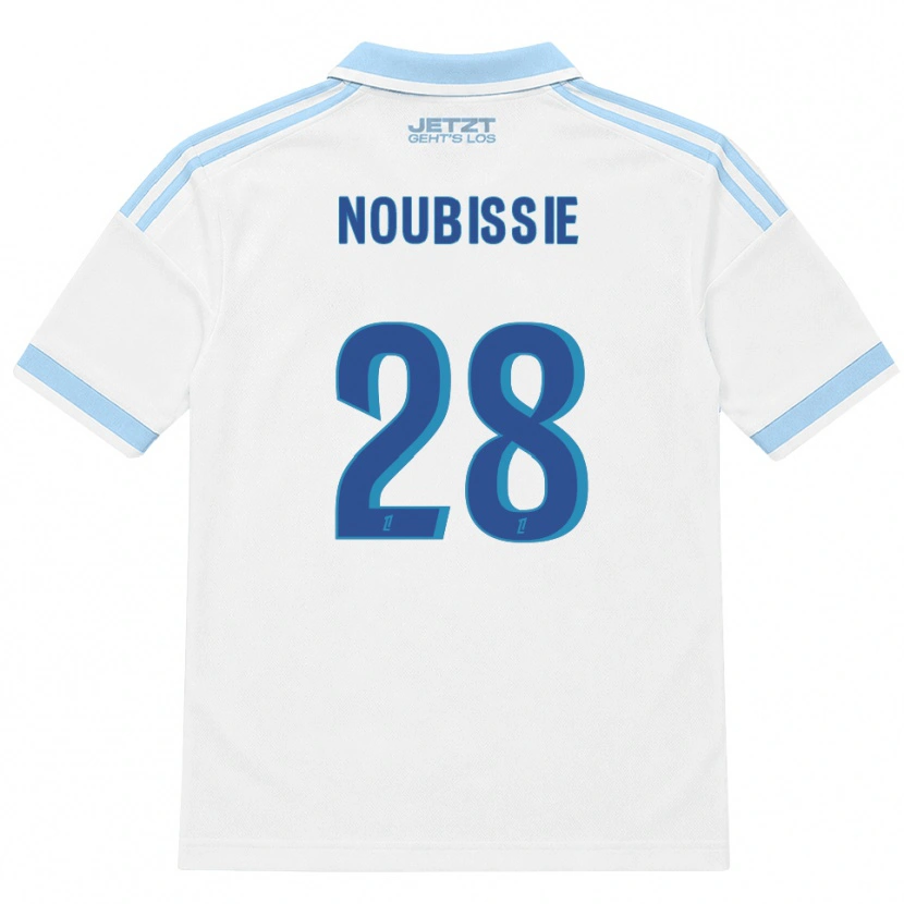 Danxen Kinder Tyrese Noubissie #28 Hellblau Weiß Rot Auswärtstrikot Trikot 2026/27 T-Shirt Österreich