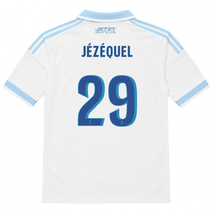 Danxen Kinder Emmy Jézéquel #29 Hellblau Weiß Rot Auswärtstrikot Trikot 2026/27 T-Shirt Österreich