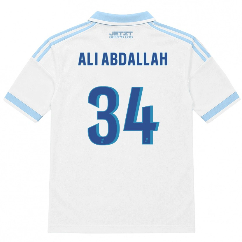 Danxen Kinder Aboubacar Ali Abdallah #34 Hellblau Weiß Rot Auswärtstrikot Trikot 2026/27 T-Shirt Österreich