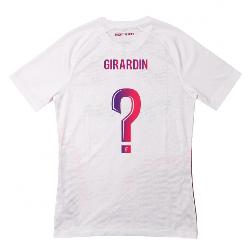 Danxen Kinder Elijah Girardin #0 Weiß Pink Lila Auswärtstrikot Trikot 2026/27 T-Shirt Österreich