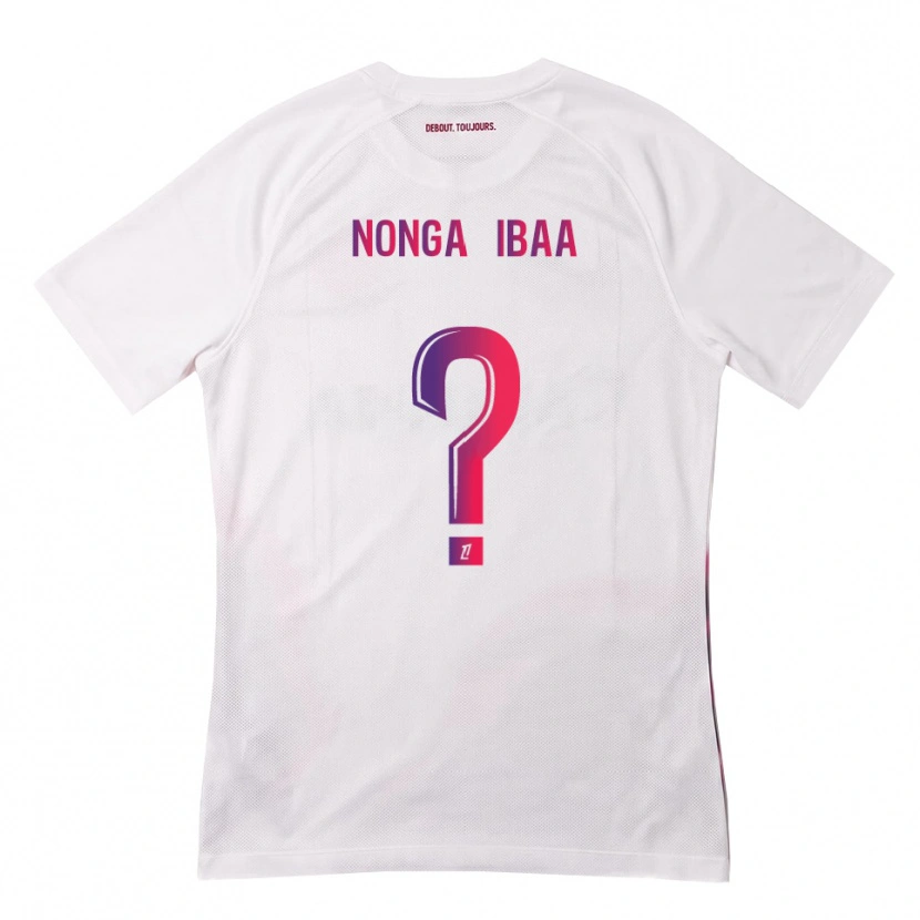 Danxen Kinder Alou Nonga Ibaa #0 Weiß Pink Lila Auswärtstrikot Trikot 2026/27 T-Shirt Österreich