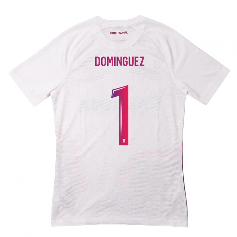 Danxen Kinder Álex Domínguez #1 Weiß Pink Lila Auswärtstrikot Trikot 2026/27 T-Shirt Österreich