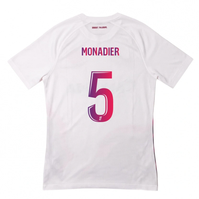 Danxen Kinder Pauline Monadier #5 Weiß Pink Lila Auswärtstrikot Trikot 2026/27 T-Shirt Österreich