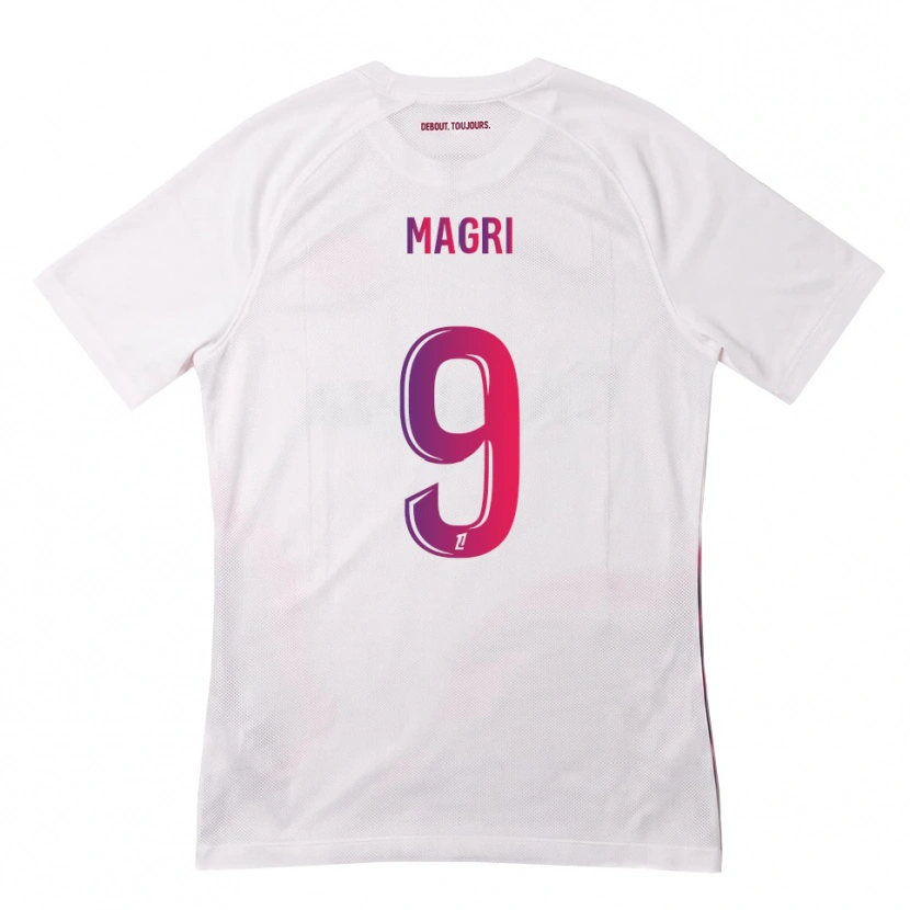 Danxen Kinder Frank Magri #9 Weiß Pink Lila Auswärtstrikot Trikot 2026/27 T-Shirt Österreich
