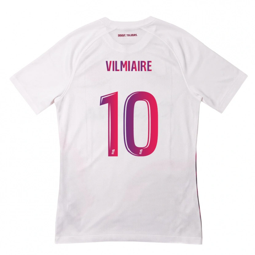 Danxen Kinder Kelly Vilmiaire #10 Weiß Pink Lila Auswärtstrikot Trikot 2026/27 T-Shirt Österreich