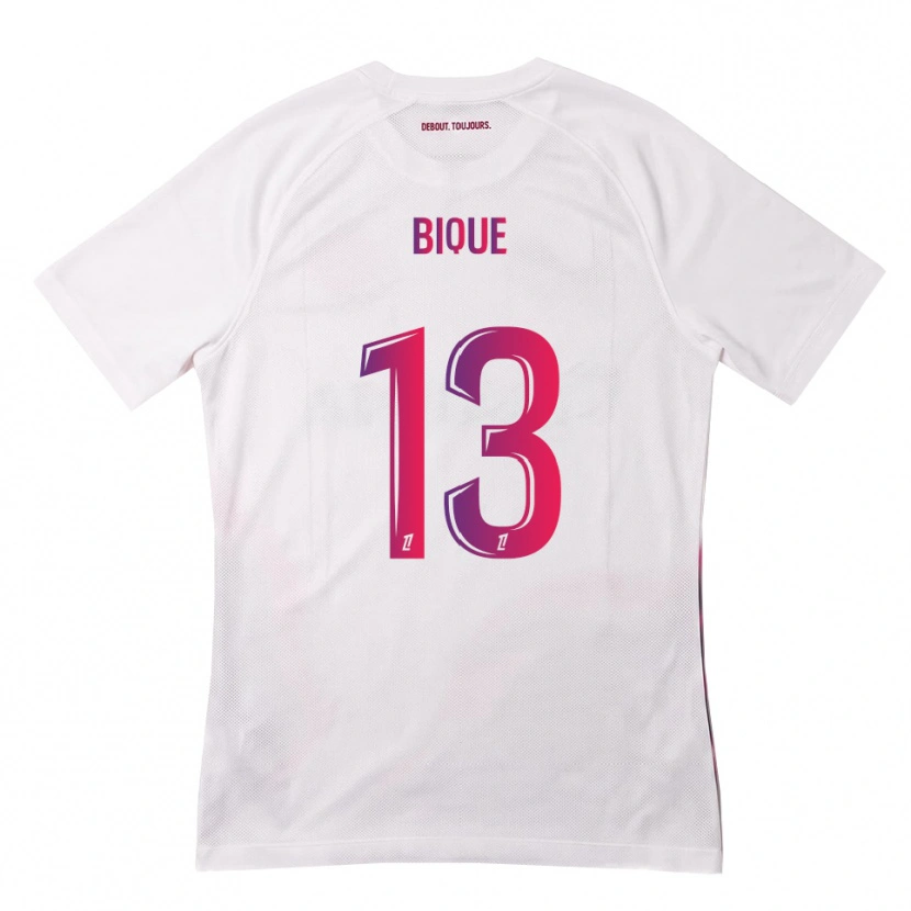 Danxen Kinder Darren Bique #13 Weiß Pink Lila Auswärtstrikot Trikot 2026/27 T-Shirt Österreich