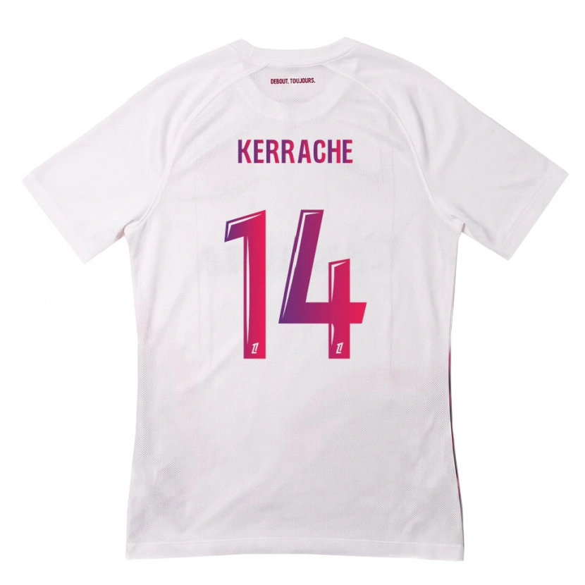 Danxen Kinder Marina Kerrache #14 Weiß Pink Lila Auswärtstrikot Trikot 2026/27 T-Shirt Österreich
