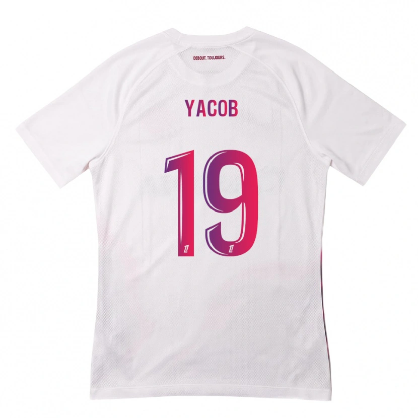 Danxen Kinder Ilana Yacob #19 Weiß Pink Lila Auswärtstrikot Trikot 2026/27 T-Shirt Österreich