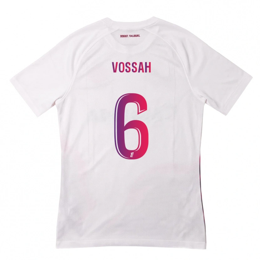 Danxen Kinder Alexis Vossah #6 Weiß Pink Lila Auswärtstrikot Trikot 2026/27 T-Shirt Österreich