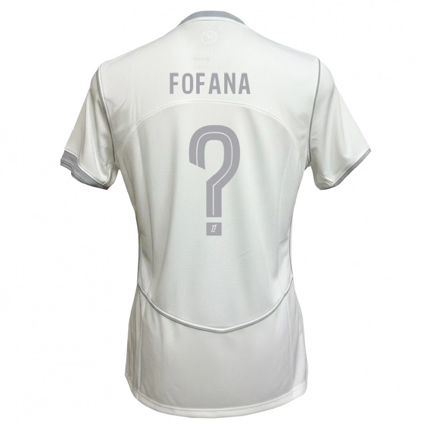 Danxen Kinder N'faly Fofana #0 Weiß Grau Auswärtstrikot Trikot 2026/27 T-Shirt Österreich