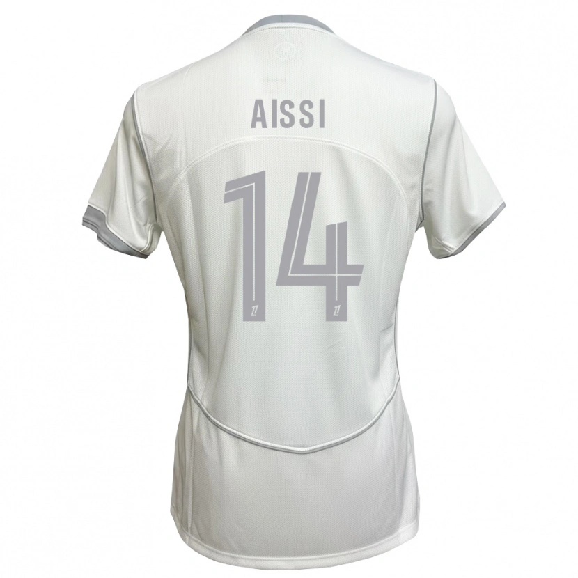 Danxen Kinder Kylian Aissi #14 Weiß Grau Auswärtstrikot Trikot 2026/27 T-Shirt Österreich