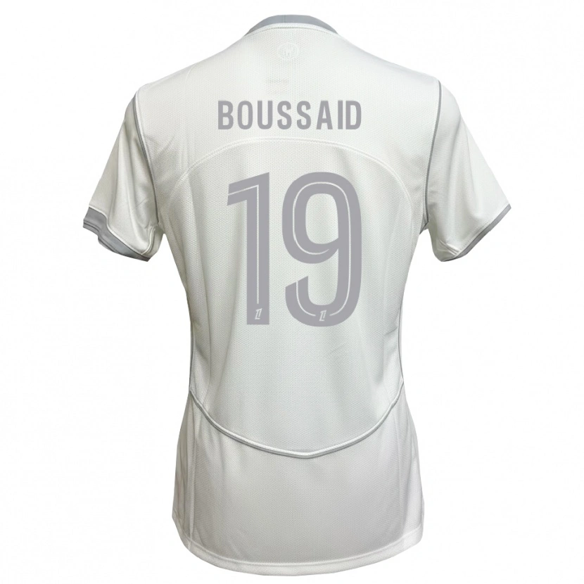 Danxen Kinder Willsem Boussaid #19 Weiß Grau Auswärtstrikot Trikot 2026/27 T-Shirt Österreich
