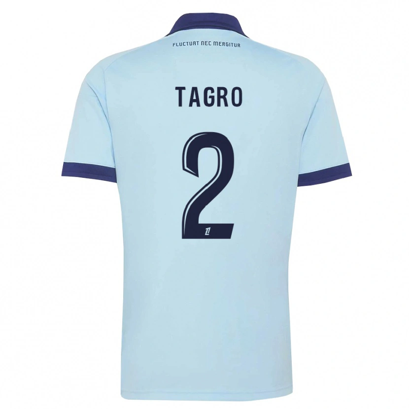Danxen Kinder Lucas Tagro #2 Kornblumenblau Schwarz Auswärtstrikot Trikot 2026/27 T-Shirt Österreich