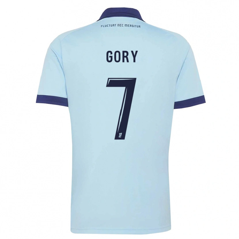 Danxen Kinder Alimami Gory #7 Kornblumenblau Schwarz Auswärtstrikot Trikot 2026/27 T-Shirt Österreich