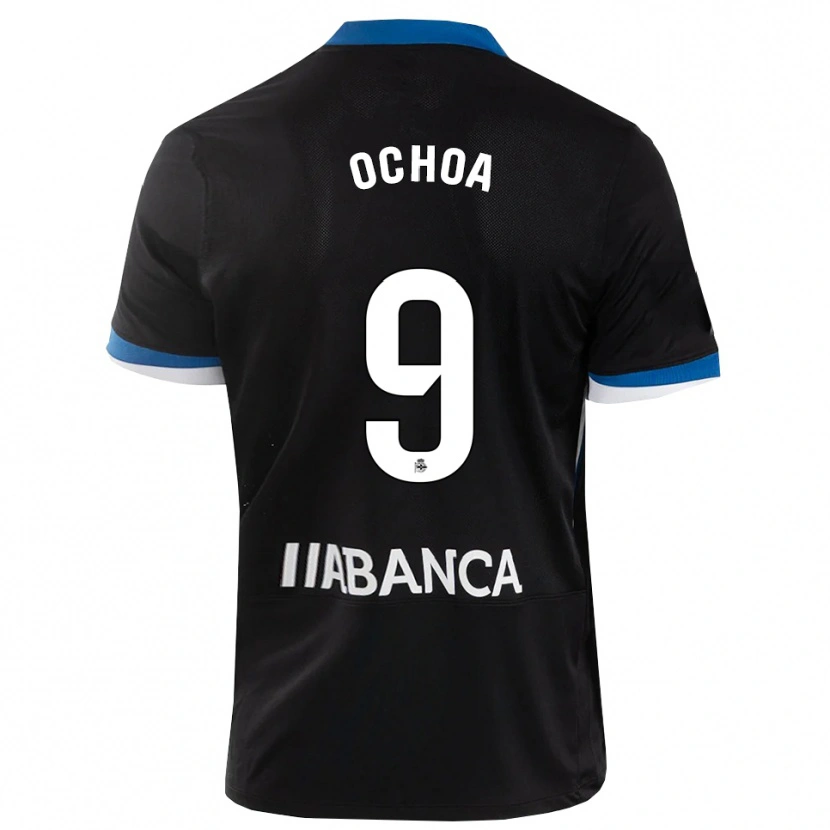 Danxen Kinder Martín Ochoa #9 Schwarz Blau Weiß Auswärtstrikot Trikot 2026/27 T-Shirt Österreich