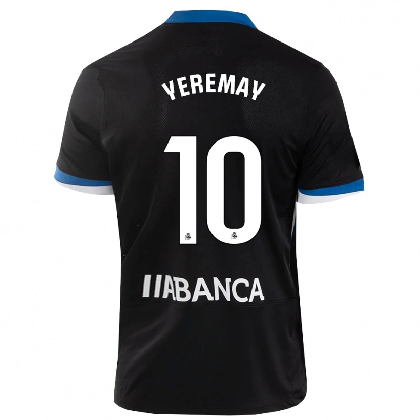 Danxen Kinder Yeremay Hernández #10 Schwarz Blau Weiß Auswärtstrikot Trikot 2026/27 T-Shirt Österreich