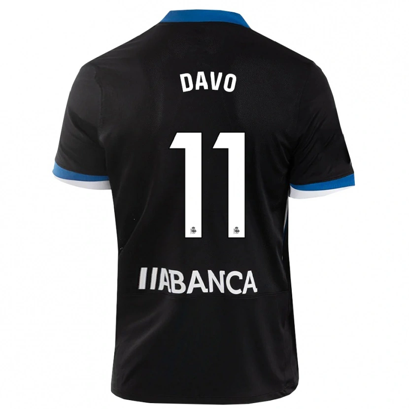 Danxen Kinder Davo #11 Schwarz Blau Weiß Auswärtstrikot Trikot 2026/27 T-Shirt Österreich