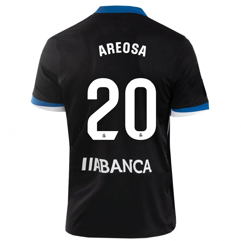 Danxen Kinder Héctor Areosa #20 Schwarz Blau Weiß Auswärtstrikot Trikot 2026/27 T-Shirt Österreich