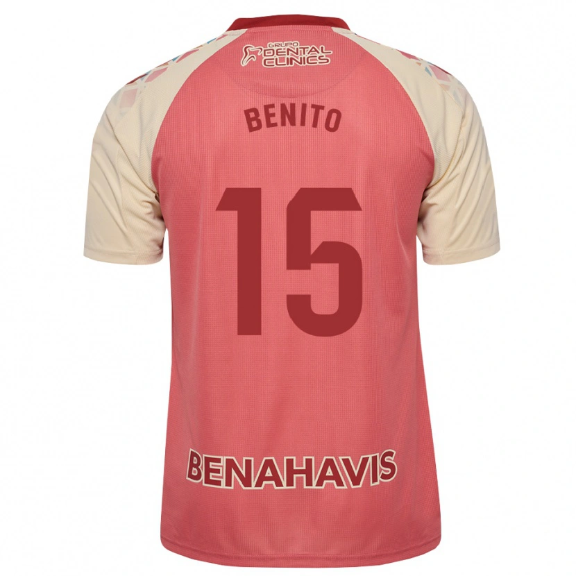 Danxen Kinder Iván Benito #15 Hellrosa Rot Blau Auswärtstrikot Trikot 2026/27 T-Shirt Österreich