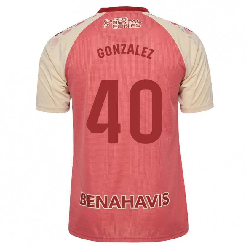 Danxen Kinder Carol González #40 Hellrosa Rot Blau Auswärtstrikot Trikot 2026/27 T-Shirt Österreich