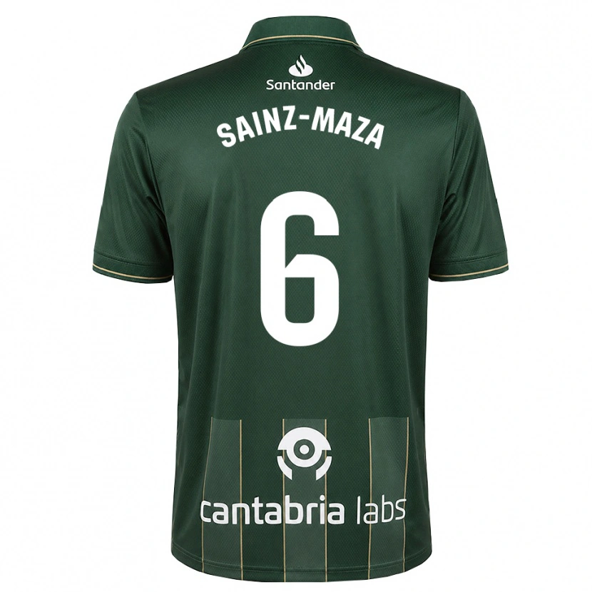 Danxen Kinder Íñigo Sainz-Maza #6 Dunkelgrauweiß Auswärtstrikot Trikot 2026/27 T-Shirt Österreich