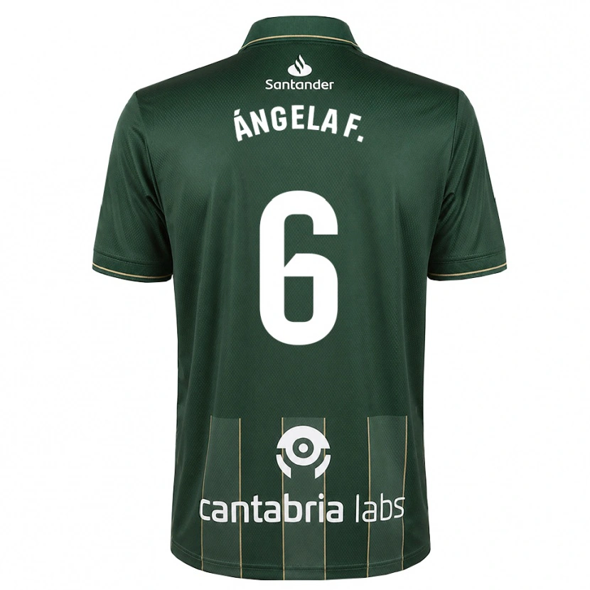 Danxen Kinder Ángela Fernández Fraile #6 Dunkelgrauweiß Auswärtstrikot Trikot 2026/27 T-Shirt Österreich