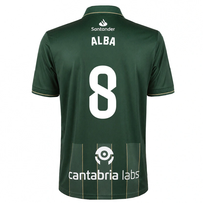 Danxen Kinder Alba Luzuriaga Albelda #8 Dunkelgrauweiß Auswärtstrikot Trikot 2026/27 T-Shirt Österreich