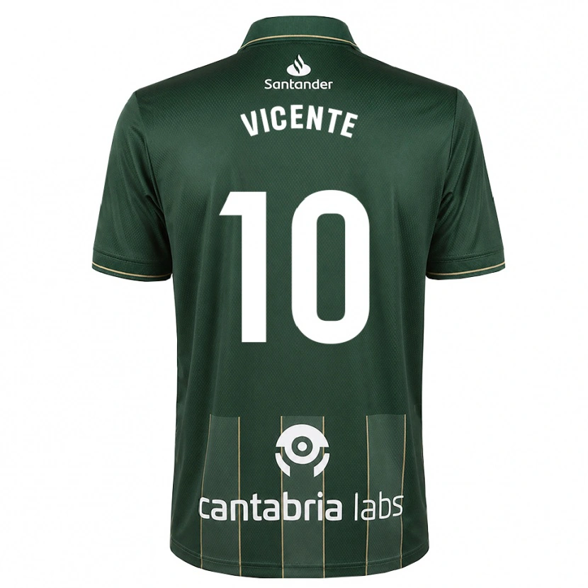 Danxen Kinder Iñigo Vicente #10 Dunkelgrauweiß Auswärtstrikot Trikot 2026/27 T-Shirt Österreich