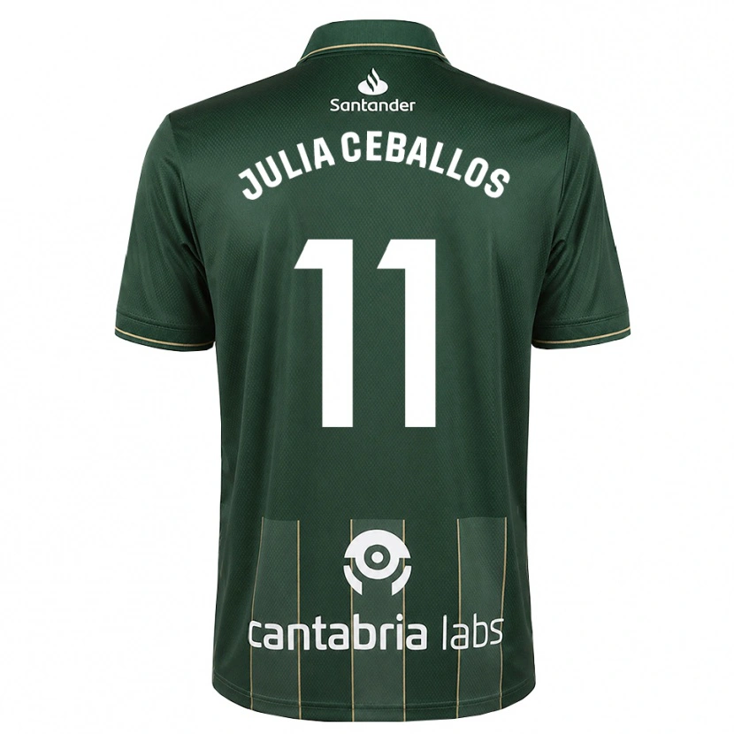 Danxen Kinder Julia Ceballos Carrancio #11 Dunkelgrauweiß Auswärtstrikot Trikot 2026/27 T-Shirt Österreich