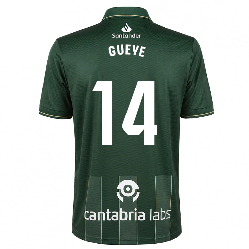 Danxen Kinder Maguette Gueye #14 Dunkelgrauweiß Auswärtstrikot Trikot 2026/27 T-Shirt Österreich