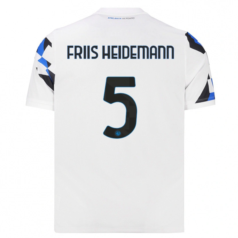 Danxen Kinder Lukas Friis Heidemann #5 Weiß Rot Blau Auswärtstrikot Trikot 2026/27 T-Shirt Österreich