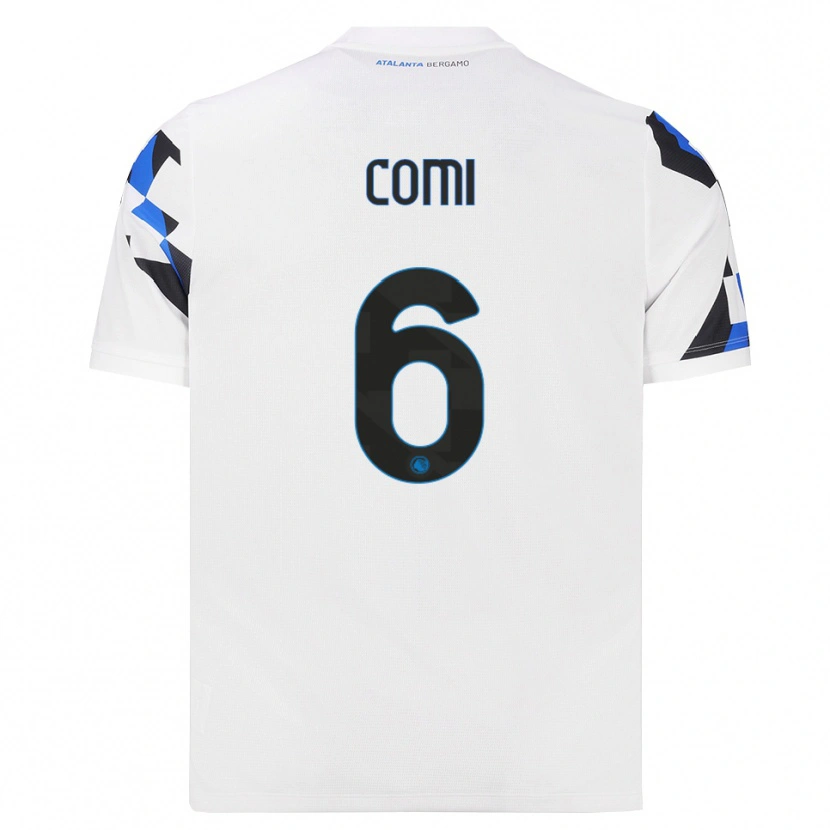 Danxen Kinder Pietro Comi #6 Weiß Rot Blau Auswärtstrikot Trikot 2026/27 T-Shirt Österreich
