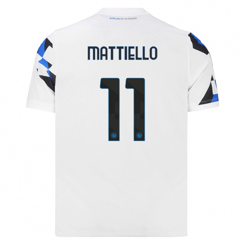 Danxen Kinder Federico Mattiello #11 Weiß Rot Blau Auswärtstrikot Trikot 2026/27 T-Shirt Österreich
