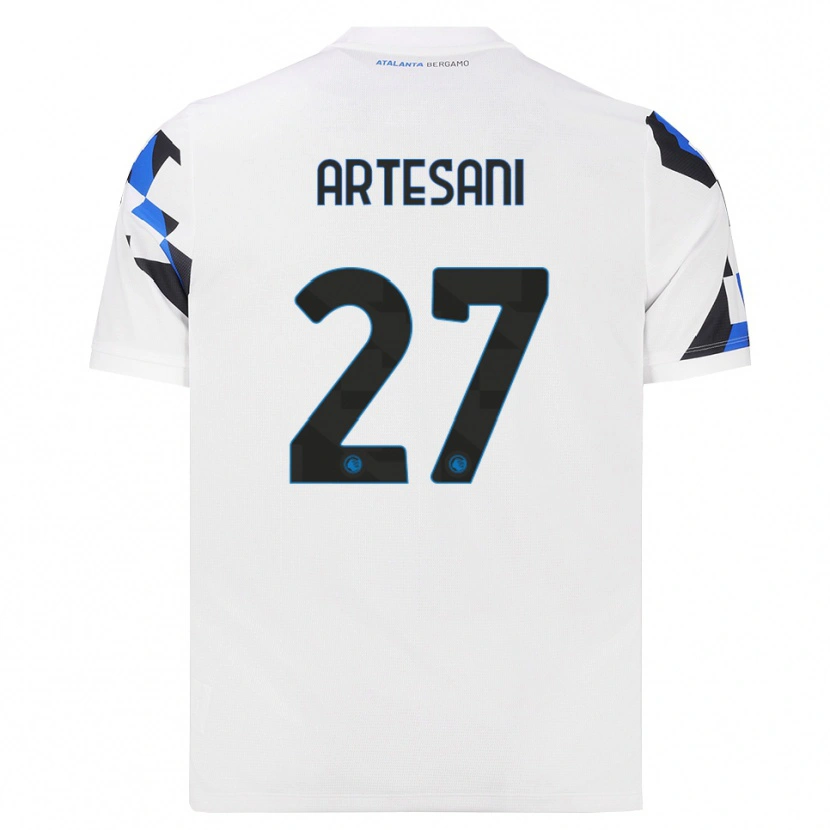 Danxen Kinder Nicolò Artesani #27 Weiß Rot Blau Auswärtstrikot Trikot 2026/27 T-Shirt Österreich