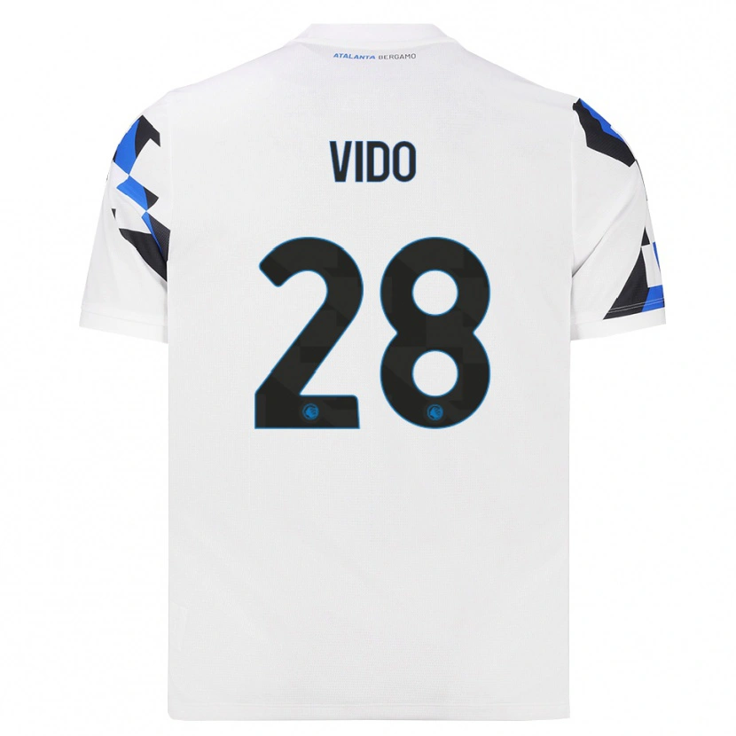 Danxen Kinder Luca Vido #28 Weiß Rot Blau Auswärtstrikot Trikot 2026/27 T-Shirt Österreich
