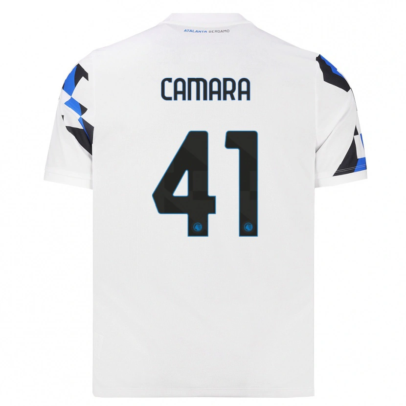 Danxen Kinder Ibrahima Camara #41 Weiß Rot Blau Auswärtstrikot Trikot 2026/27 T-Shirt Österreich