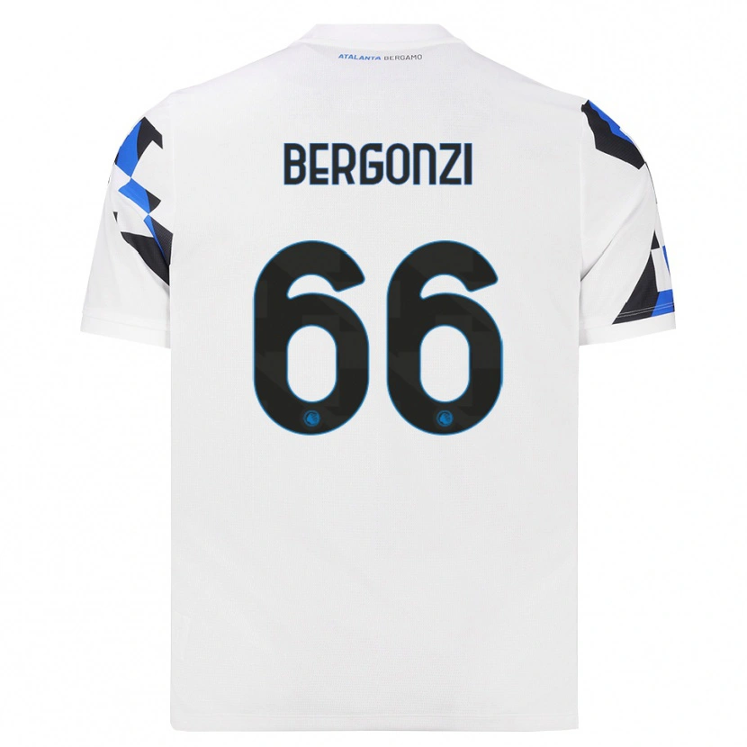 Danxen Kinder Federico Bergonzi #66 Weiß Rot Blau Auswärtstrikot Trikot 2026/27 T-Shirt Österreich