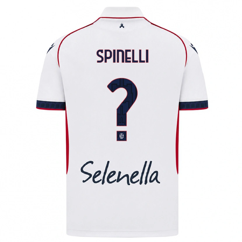 Danxen Kinder Giorgia Spinelli #0 Weiß Rot Königsblau Auswärtstrikot Trikot 2026/27 T-Shirt Österreich