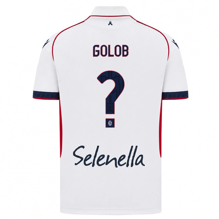 Danxen Kinder Lana Golob #0 Weiß Rot Königsblau Auswärtstrikot Trikot 2026/27 T-Shirt Österreich