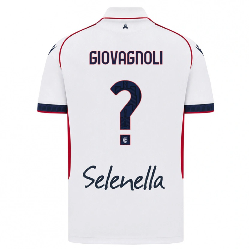 Danxen Kinder Linda Giovagnoli #0 Weiß Rot Königsblau Auswärtstrikot Trikot 2026/27 T-Shirt Österreich