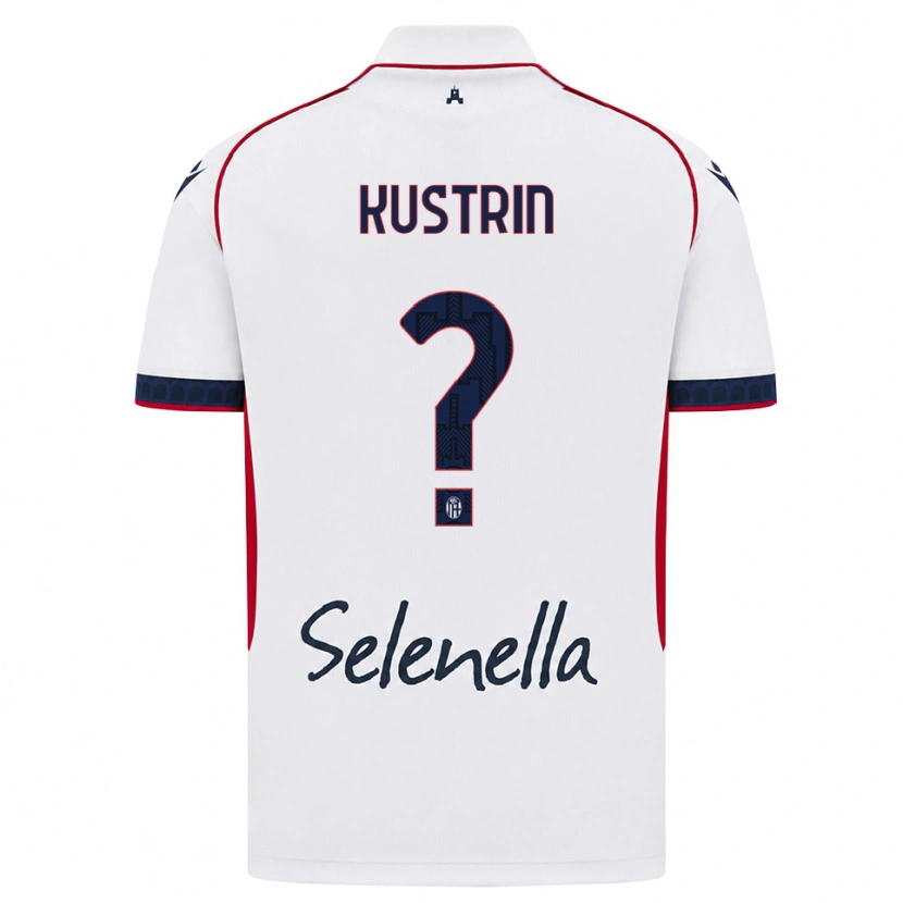 Danxen Kinder Zala Kustrin #0 Weiß Rot Königsblau Auswärtstrikot Trikot 2026/27 T-Shirt Österreich