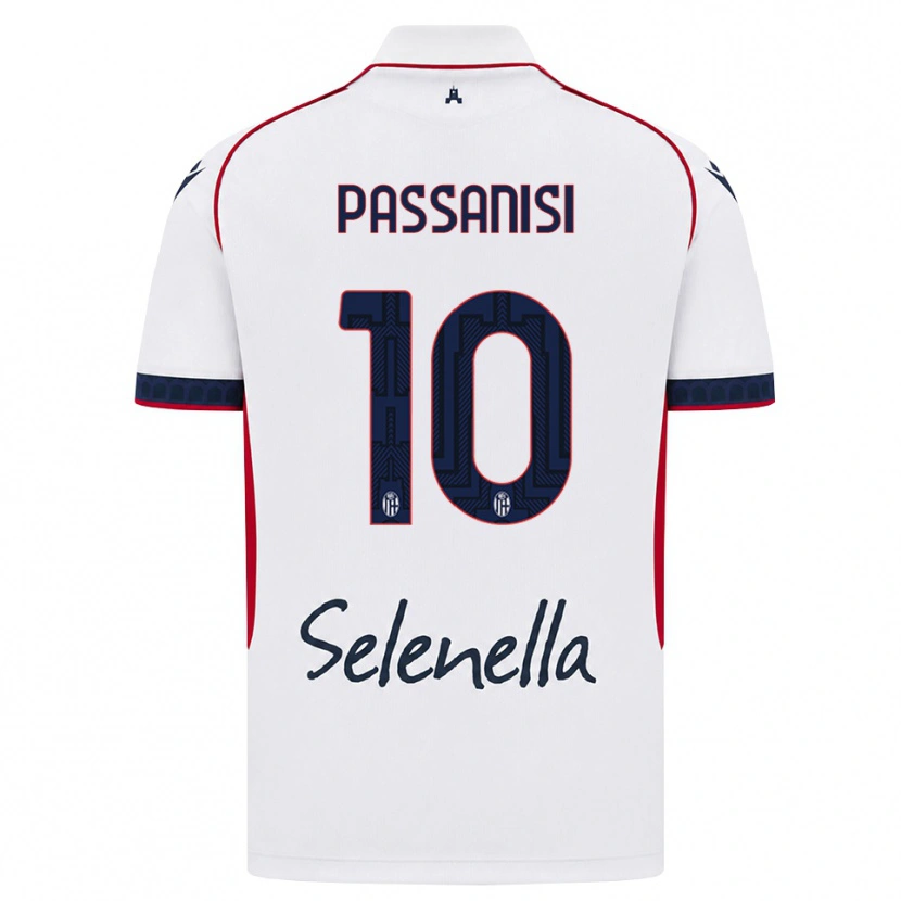 Danxen Kinder Fernando Passanisi #10 Weiß Rot Königsblau Auswärtstrikot Trikot 2026/27 T-Shirt Österreich