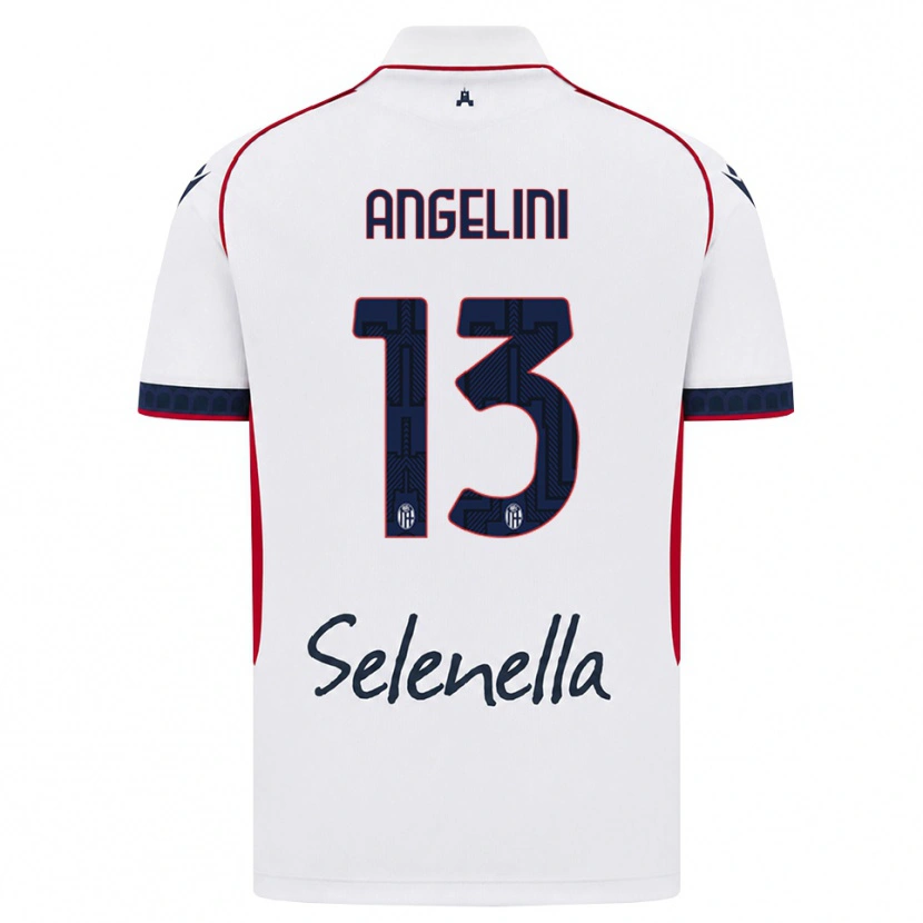 Danxen Kinder Riccardo Angelini #13 Weiß Rot Königsblau Auswärtstrikot Trikot 2026/27 T-Shirt Österreich