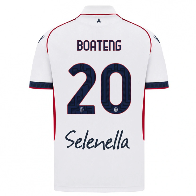 Danxen Kinder Michael Boateng #20 Weiß Rot Königsblau Auswärtstrikot Trikot 2026/27 T-Shirt Österreich