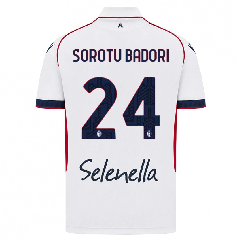 Danxen Kinder Kwesi Sorotu Badori #24 Weiß Rot Königsblau Auswärtstrikot Trikot 2026/27 T-Shirt Österreich