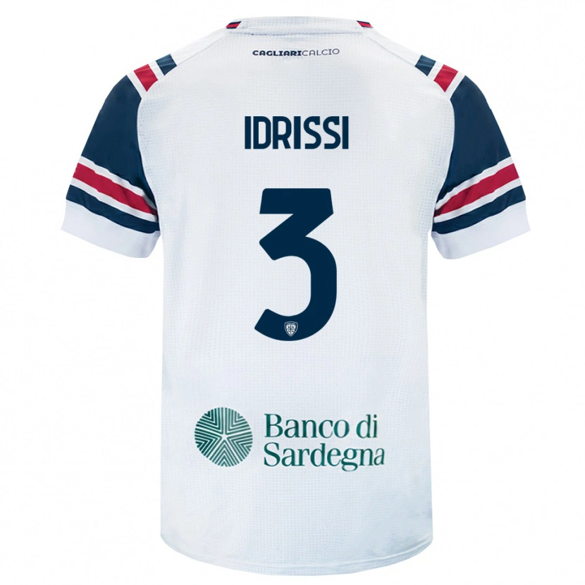 Danxen Kinder Riyad Idrissi #3 Weiß Rot Grün Auswärtstrikot Trikot 2026/27 T-Shirt Österreich